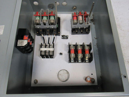 Hoffman A-20C16BLP Electrical Enclosure 20x16x8" Fusible Disconnect Control Box