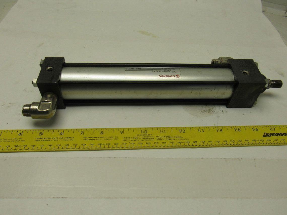 Norgren J0177A2 Rev #3 Pneumatic Tie Rod Cylinder 1-1/2" Bore 7-5/8" Stroke