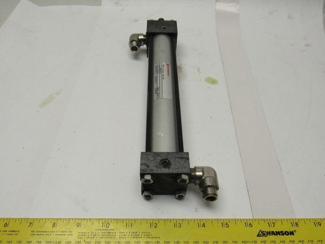Norgren J0177A2 Rev #3 Pneumatic Tie Rod Cylinder 1-1/2" Bore 7-5/8" Stroke