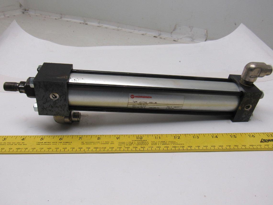 Norgren J0177A2 Rev #3 Pneumatic Tie Rod Cylinder 1-1/2" Bore 7-5/8" Stroke