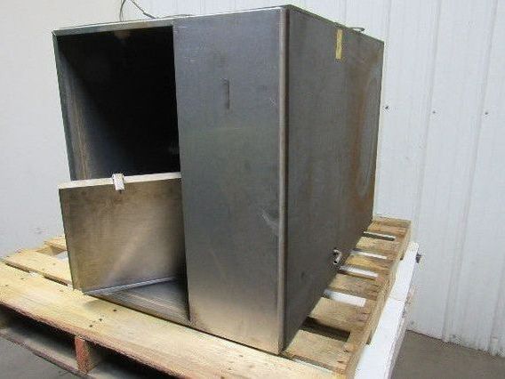 Trumpf 90 Gallon 26x22x35" Stainless Steel Reclaiming Mixing Liquid Holding Tank