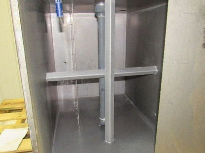 Trumpf 90 Gallon 26x22x35" Stainless Steel Reclaiming Mixing Liquid Holding Tank