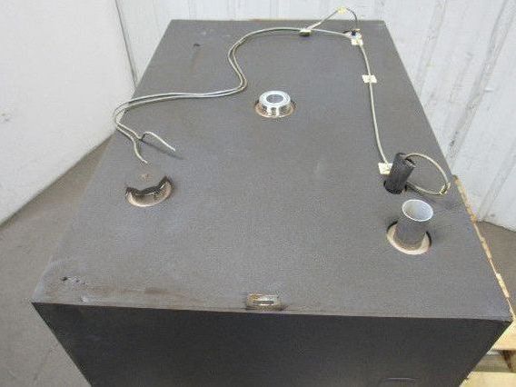 Trumpf 90 Gallon 26x22x35" Stainless Steel Reclaiming Mixing Liquid Holding Tank