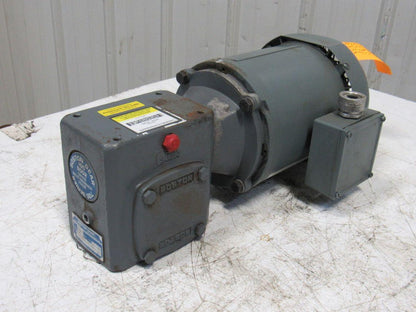Boston Gear F71810ZB5J 10:1 Ratio .5 1/2Hp 3Ph 208-230/460V Electric Gear Motor