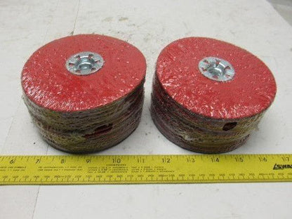 CGW 5" X5/8-11  36 Grit  Quick Lock Ceramic Blend Disc 12200 RPM Max lot of 25