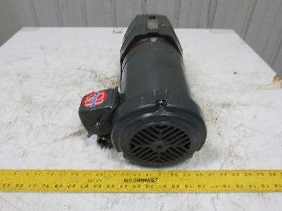 US Motors E190A 22.4:1 Ratio 78RPM 208-230/460V 3Ph Inline Helical Gear Motor