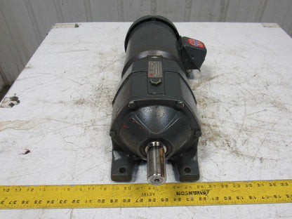 US Motors E190A 22.4:1 Ratio 78RPM 208-230/460V 3Ph Inline Helical Gear Motor