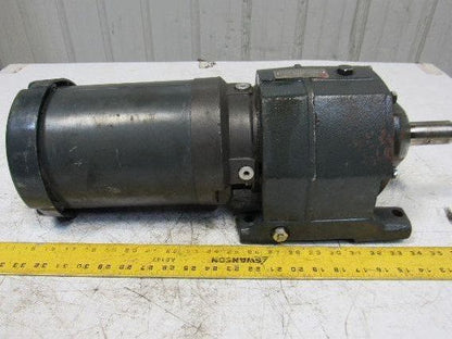 US Motors E190A 22.4:1 Ratio 78RPM 208-230/460V 3Ph Inline Helical Gear Motor