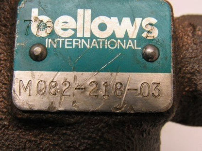Bellows M082-218-03 3 Port Lever Operated Air Valve 1/4" Ports