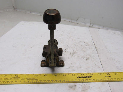 Bellows M082-218-03 3 Port Lever Operated Air Valve 1/4" Ports