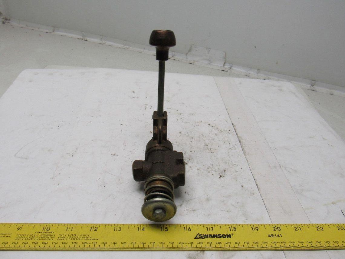 Bellows M082-218-03 3 Port Lever Operated Air Valve 1/4" Ports