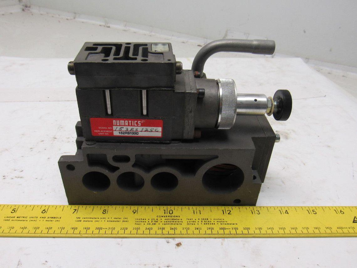 Numatics 153RS125C Valve Regulator 10-130 PSI
