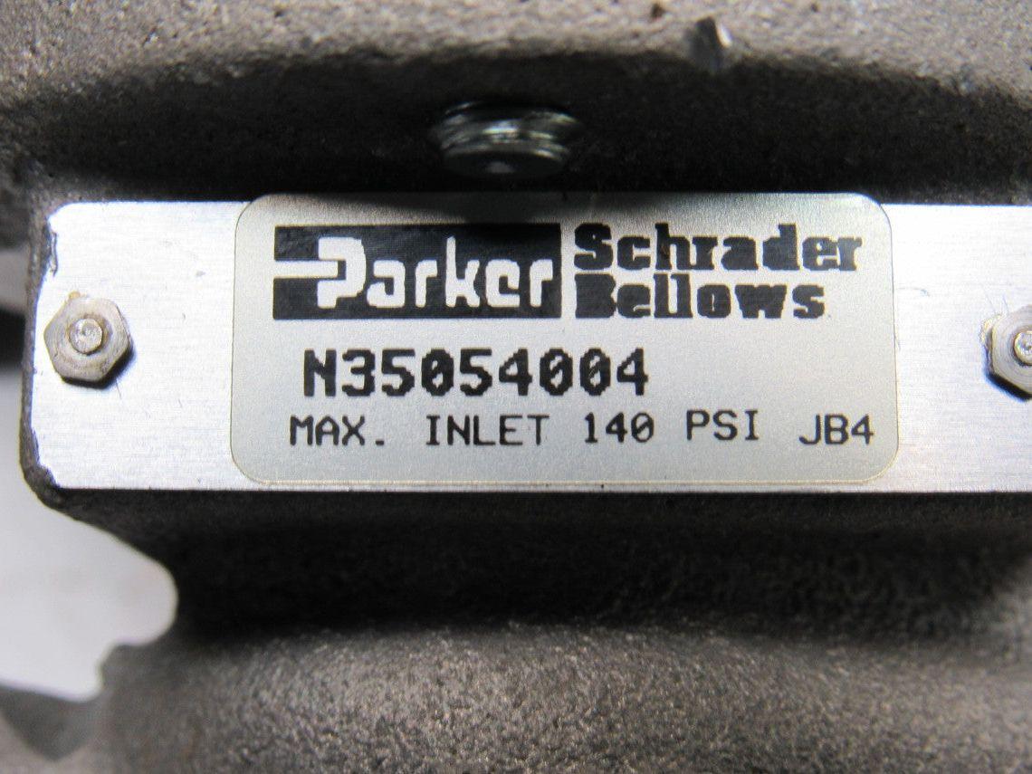 Parker N35054004  3-Way Solenoid Valve 140PSI 1/2" NPT 120V Coil