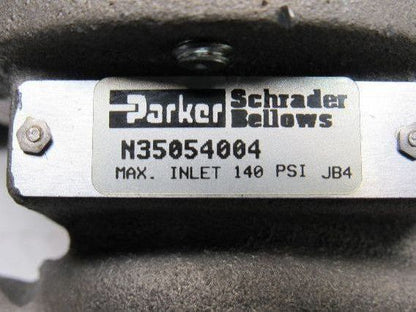 Parker N35054004  3-Way Solenoid Valve 140PSI 1/2" NPT 120V Coil