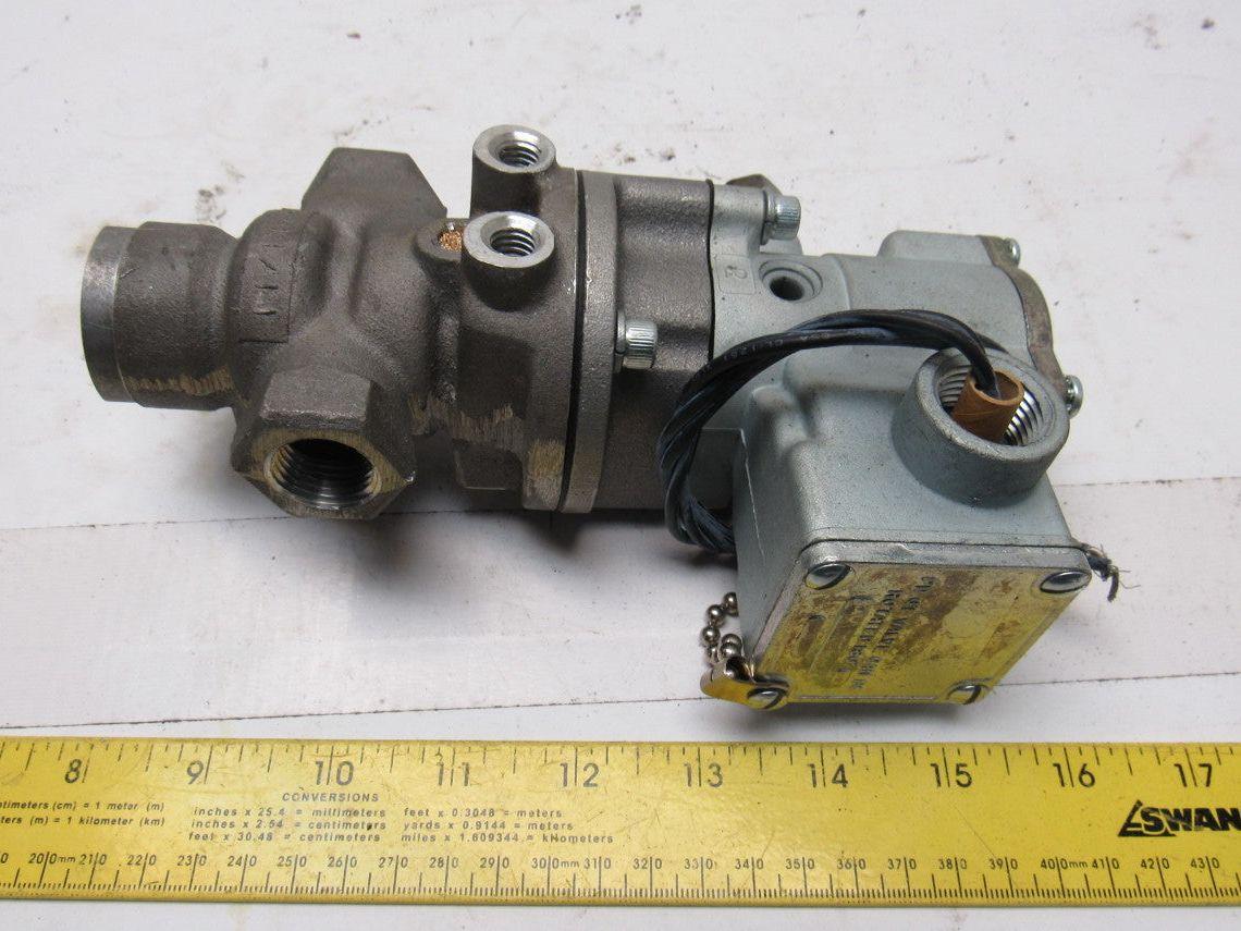 Parker N35054004  3-Way Solenoid Valve 140PSI 1/2" NPT 120V Coil