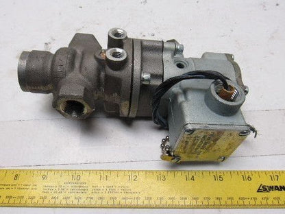 Parker N35054004  3-Way Solenoid Valve 140PSI 1/2" NPT 120V Coil