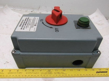 Mennekes ME40MS2A-M2PBX3 40A 3Ph 600VAC 20Hp HDI Disconnect Switch