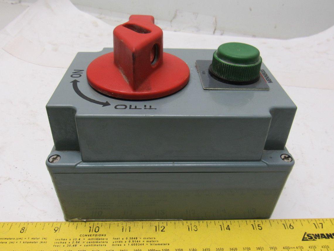 Mennekes ME20MS4A-M2PBX3 25A 600V 5Hp HDI Disconnect Switch