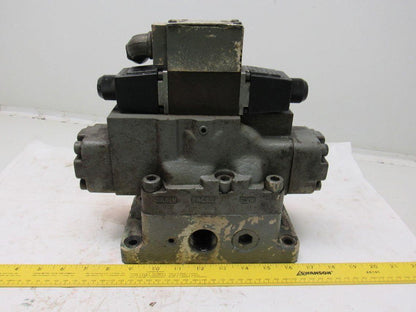 Racine Bosch FD4BSHSW06 Solenoid Pilot Operated 3 Position Spool Valve Unit 115V