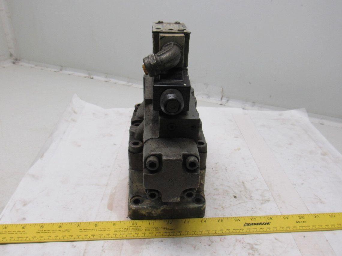 Racine Bosch FD4BSHSW06 Solenoid Pilot Operated 3 Position Spool Valve Unit 115V