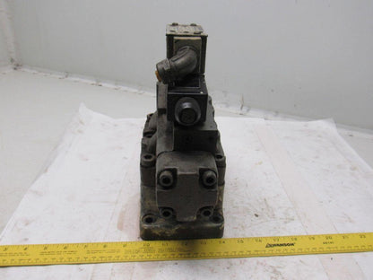 Racine Bosch FD4BSHSW06 Solenoid Pilot Operated 3 Position Spool Valve Unit 115V