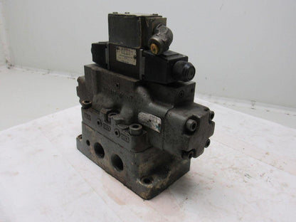Racine Bosch FD4BSHSW06 Solenoid Pilot Operated 3 Position Spool Valve Unit 115V