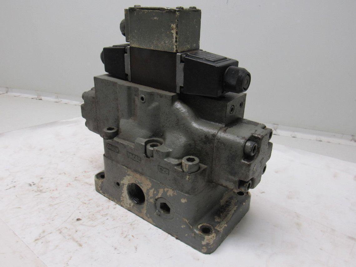 Racine Bosch FD4BSHSW06 Solenoid Pilot Operated 3 Position Spool Valve Unit 115V