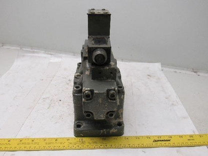 Racine FD4 BSHS 701SE Solenoid Pilot Operated 3 Position Spool Valve Unit 115V
