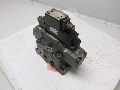 Racine FD4 BSHS 701SE Solenoid Pilot Operated 3 Position Spool Valve Unit 115V