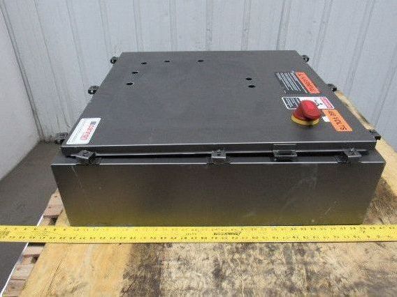 Delta Fabricating 30"x30"x8" Electrical Enclosure W/30A Disconnect Wall Mount