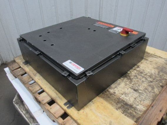 Delta Fabricating 30"x30"x8" Electrical Enclosure W/30A Disconnect Wall Mount