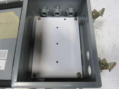 Hoffman A-806CH 8"x6"x3-1/2" Electrical Enclosure