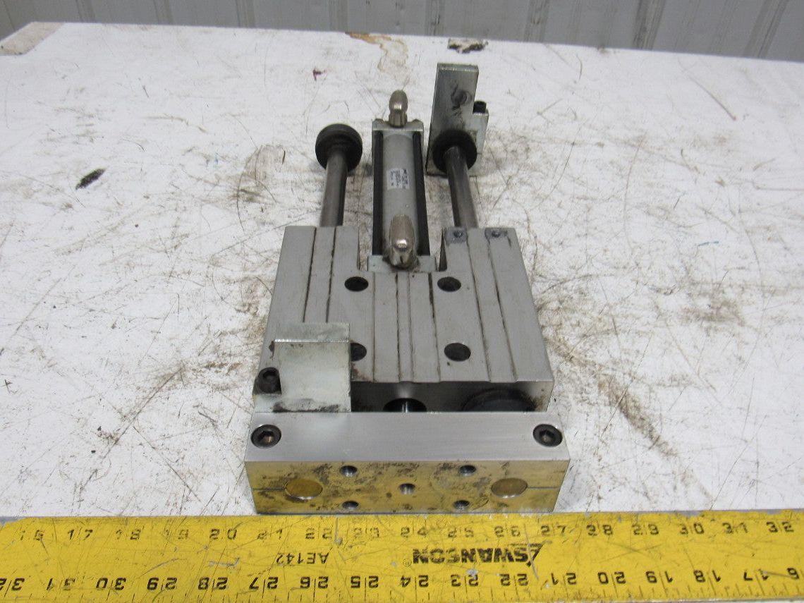 PHD SEC25x6-BS-BT-G Pneumatic Linear Slide & Cylinder Assembly Up to 6" Stroke