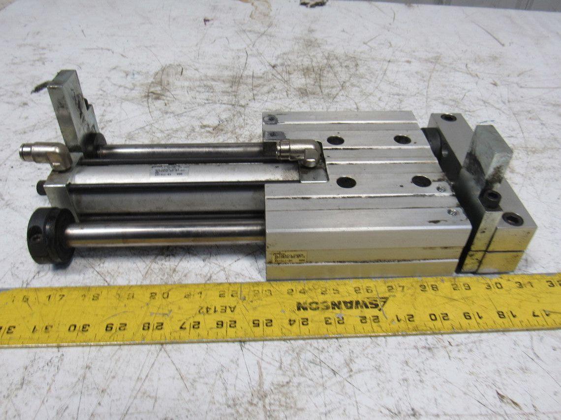 PHD SEC25x6-BS-BT-G Pneumatic Linear Slide & Cylinder Assembly Up to 6" Stroke