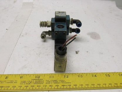 MAC 912A-PM-111JB 4 Way Single Solenoid Operated Pneumatic Valve 24V Coil