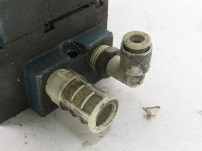 MAC 912A-PM-111JB 4 Way Single Solenoid Operated Pneumatic Valve 24V Coil
