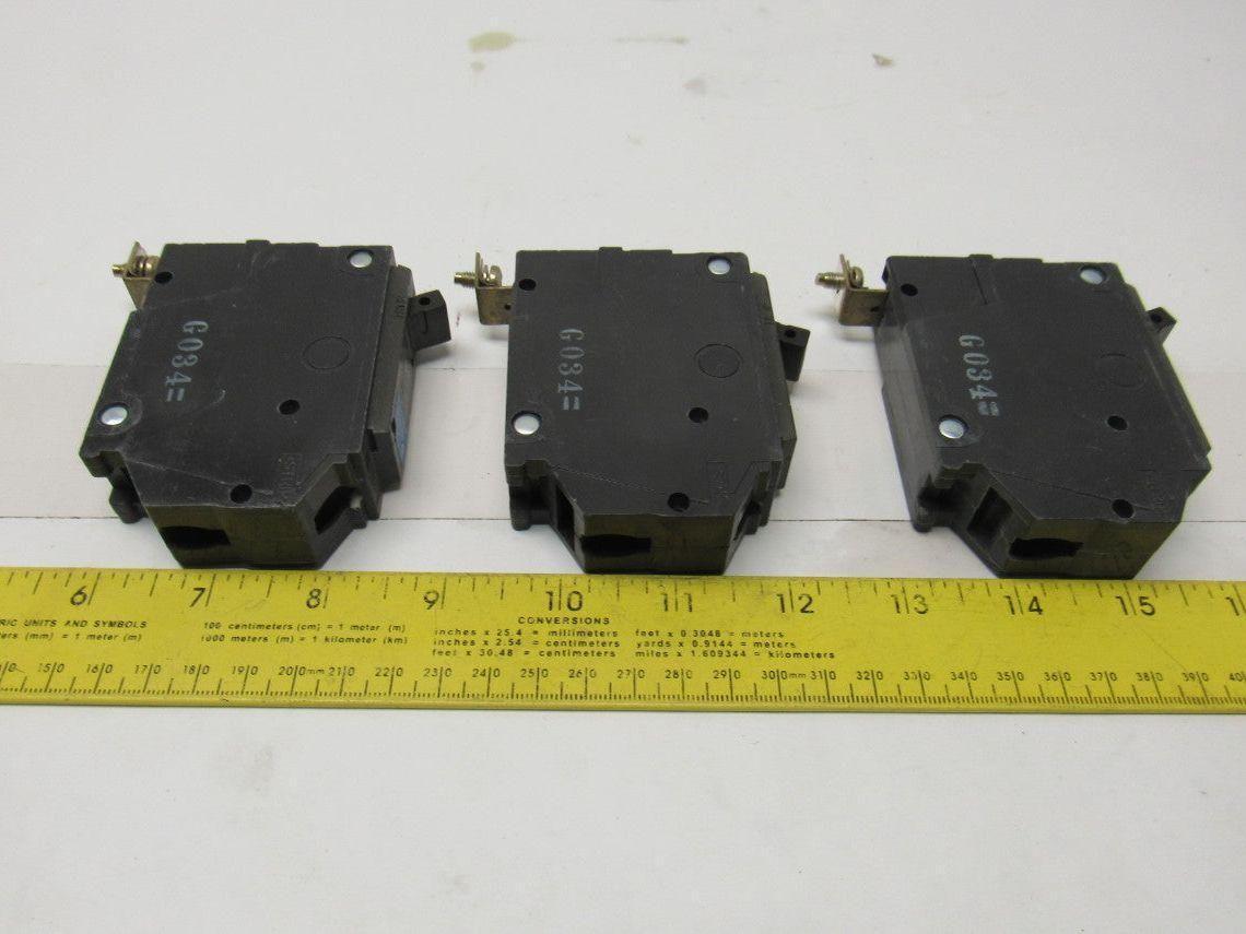 General Electric THHQB 20 A Single Pole Circuit Breakers Lot Of 3
