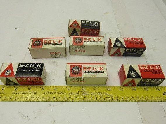 E-Z Lok 329-624 Mixed Lot New Thread Inserts 8-32, 3/8-24, 5/16-24  Lot Of 70