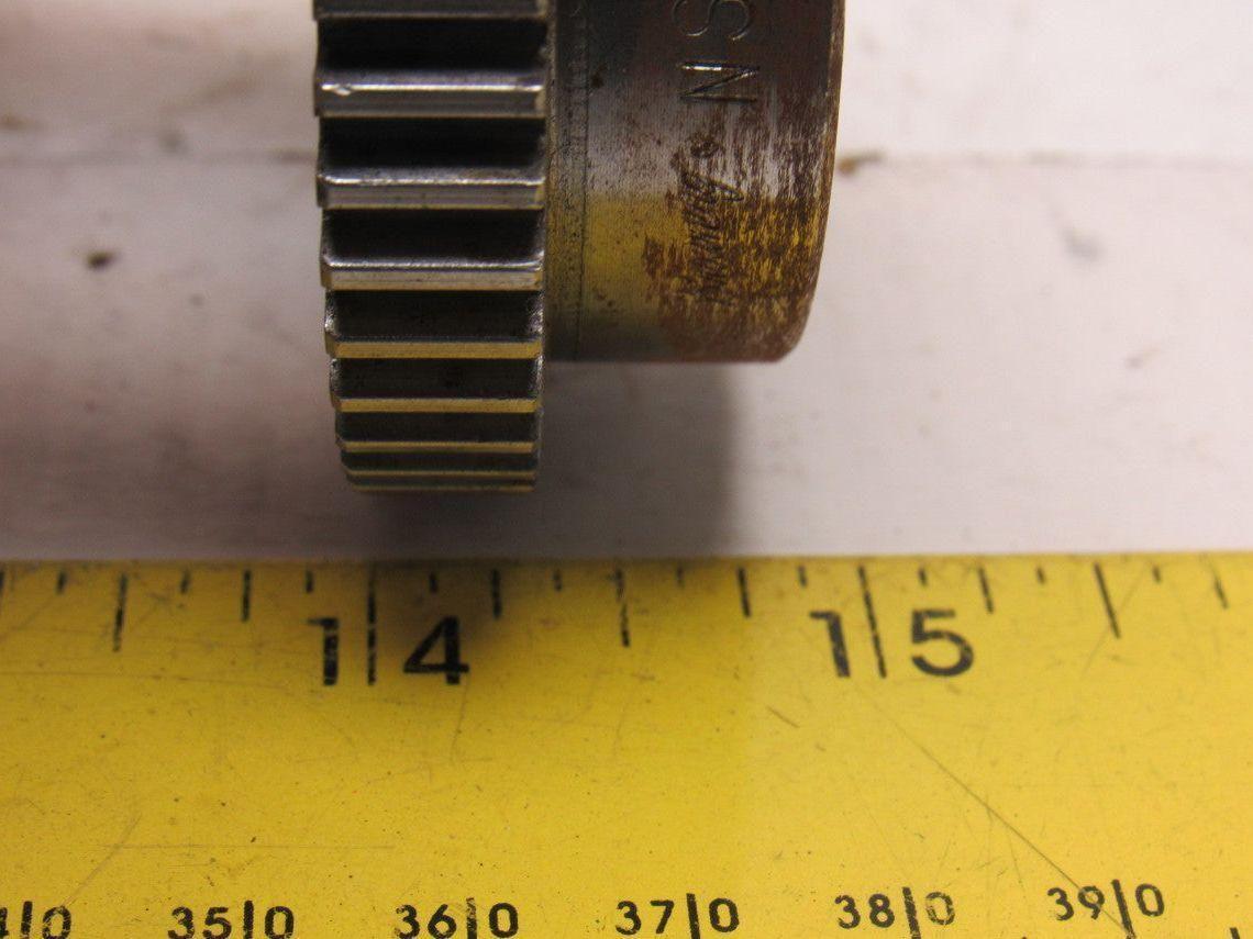Boston NSS2045 2-1/4" OD External Tooth Spur Gear 45T 14.5° 3/8 Rough Bore