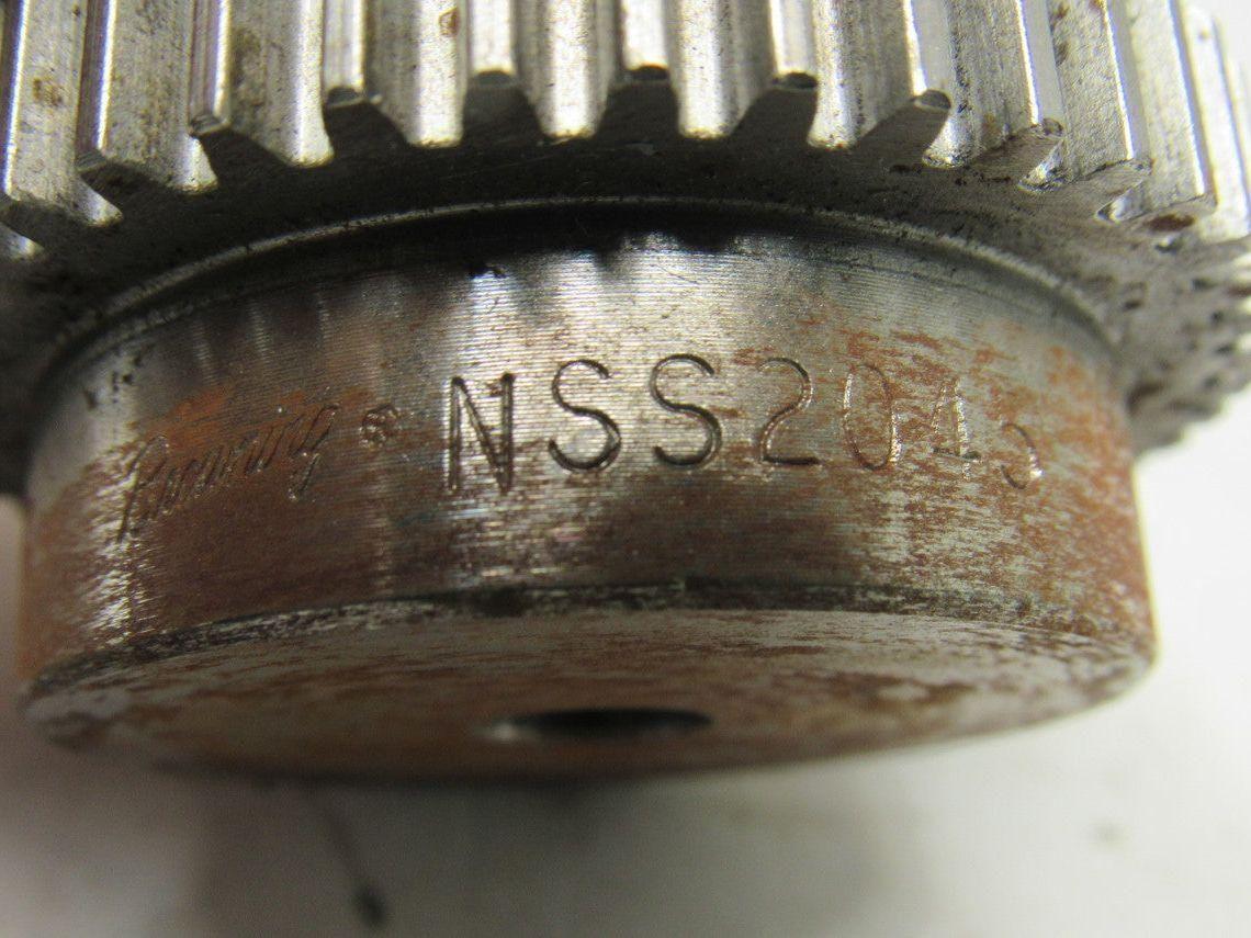 Boston NSS2045 2-1/4" OD External Tooth Spur Gear 45T 14.5° 3/8 Rough Bore