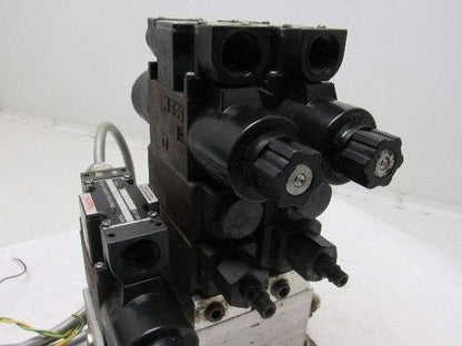 Nachi Pneumatic Directional Control Regulated Modular Valve Bank Manifold 110V