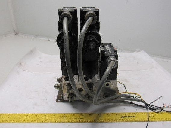 Nachi Pneumatic Directional Control Regulated Modular Valve Bank Manifold 110V