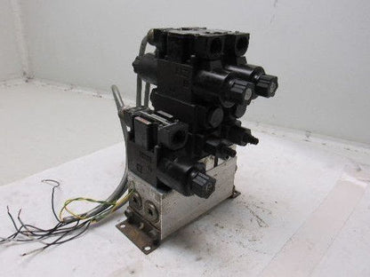 Nachi Pneumatic Directional Control Regulated Modular Valve Bank Manifold 110V