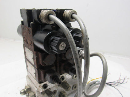 Nachi Pneumatic Directional Control Regulated Modular Valve Bank Manifold 110V