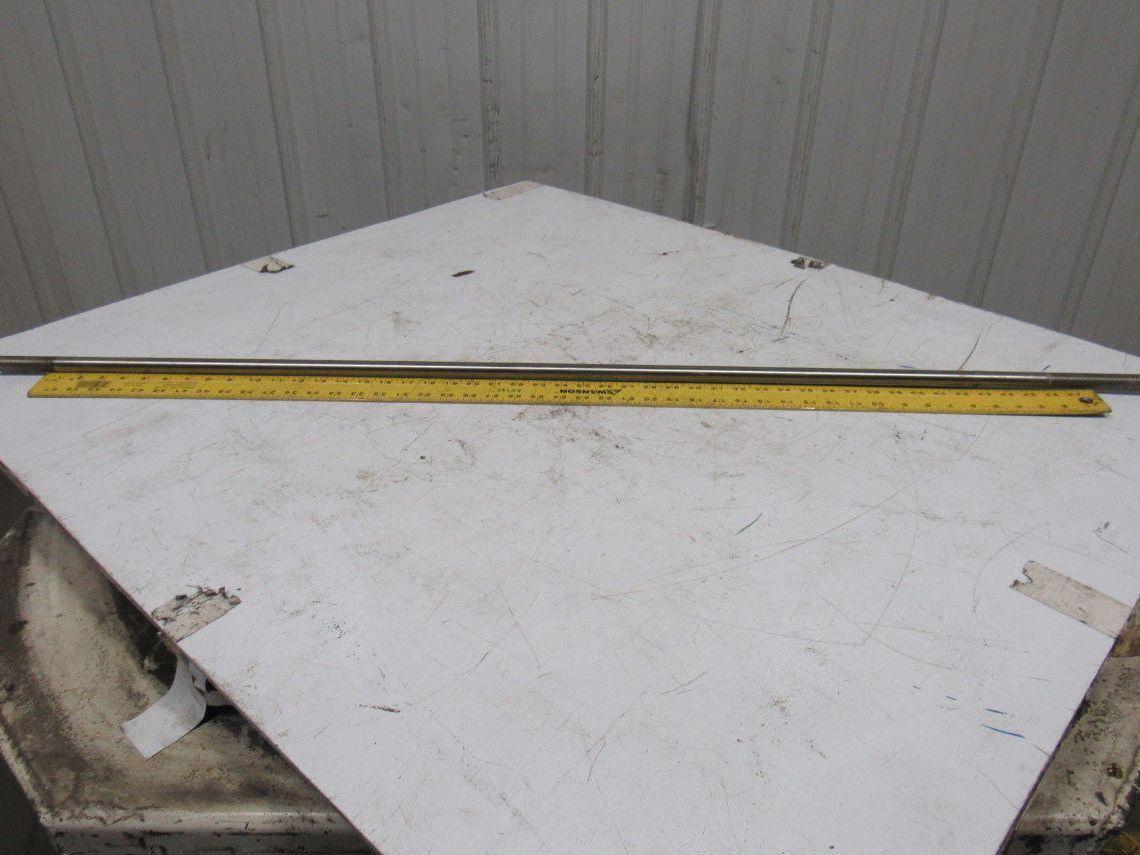 3/4-10 Threaded Stainless Steel Mixer Impeller Shaft 54-1/2" OAL