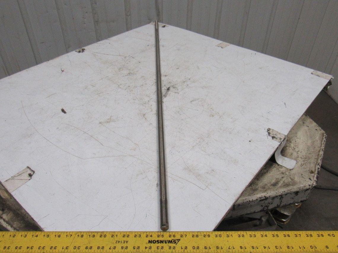 3/4-10 Threaded Stainless Steel Mixer Impeller Shaft 54-1/2" OAL