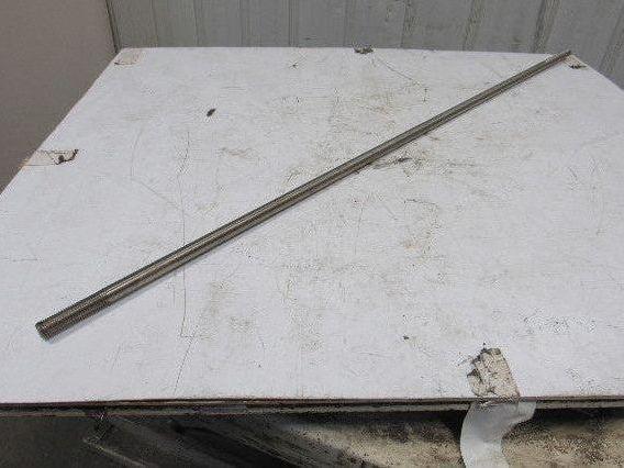 3/4-10 Threaded Stainless Steel Mixer Impeller Shaft 54-1/2" OAL