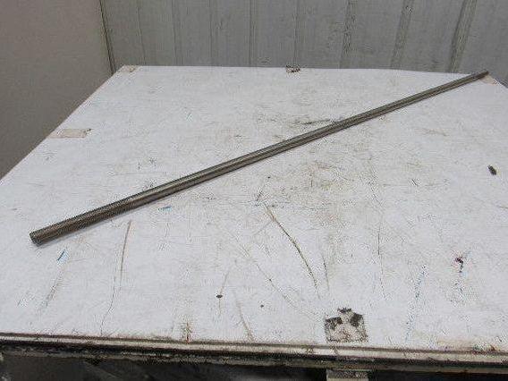 3/4-10 Threaded Stainless Steel Mixer Impeller Shaft 54-1/2" OAL