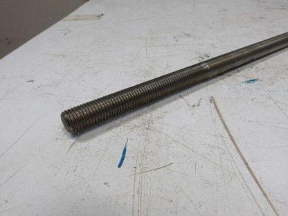 3/4-10 Threaded Stainless Steel Mixer Impeller Shaft 54-1/2" OAL