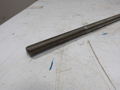 3/4-10 Threaded Stainless Steel Mixer Impeller Shaft 54-1/2" OAL